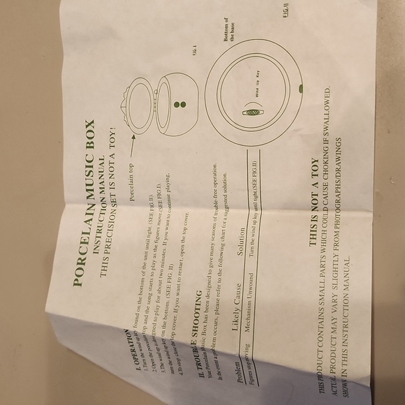 SALE⚡️PORCELAIN Snowman HIDDEN MUSIC BOX ORNAMENT about 4.25" - Picture 9 of 9